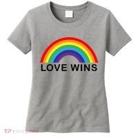 Love Wins Lgbtq Pride Month Rainbow Women's T-Shirt thumb 0