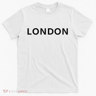 LONDON whiteblack T-Shirt