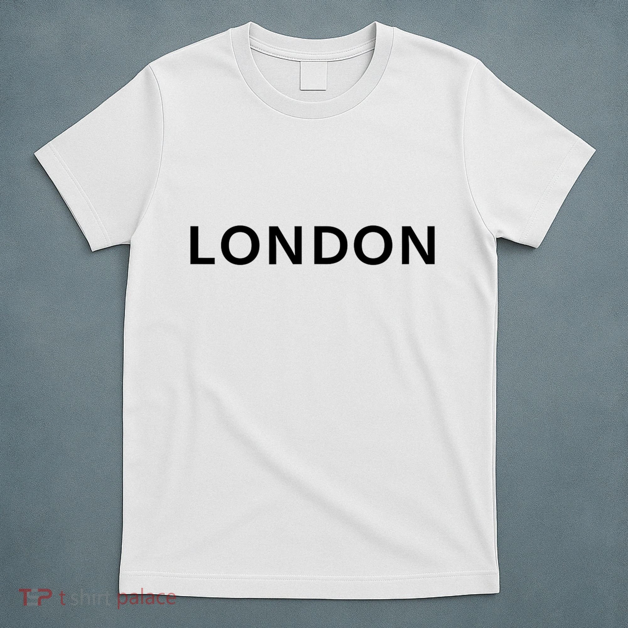 LONDON whiteblack T-Shirt