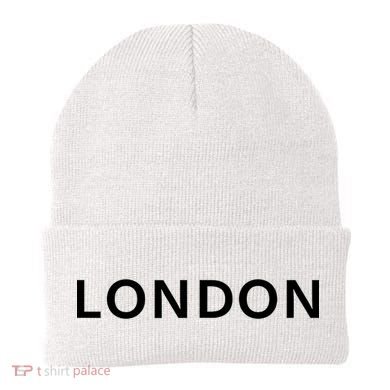 LONDON whiteblack Beanie