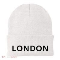 LONDON whiteblack Beanie thumb 0