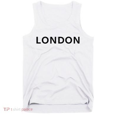 LONDON whiteblack Tank Top