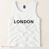 LONDON whiteblack Tank Top thumb 2