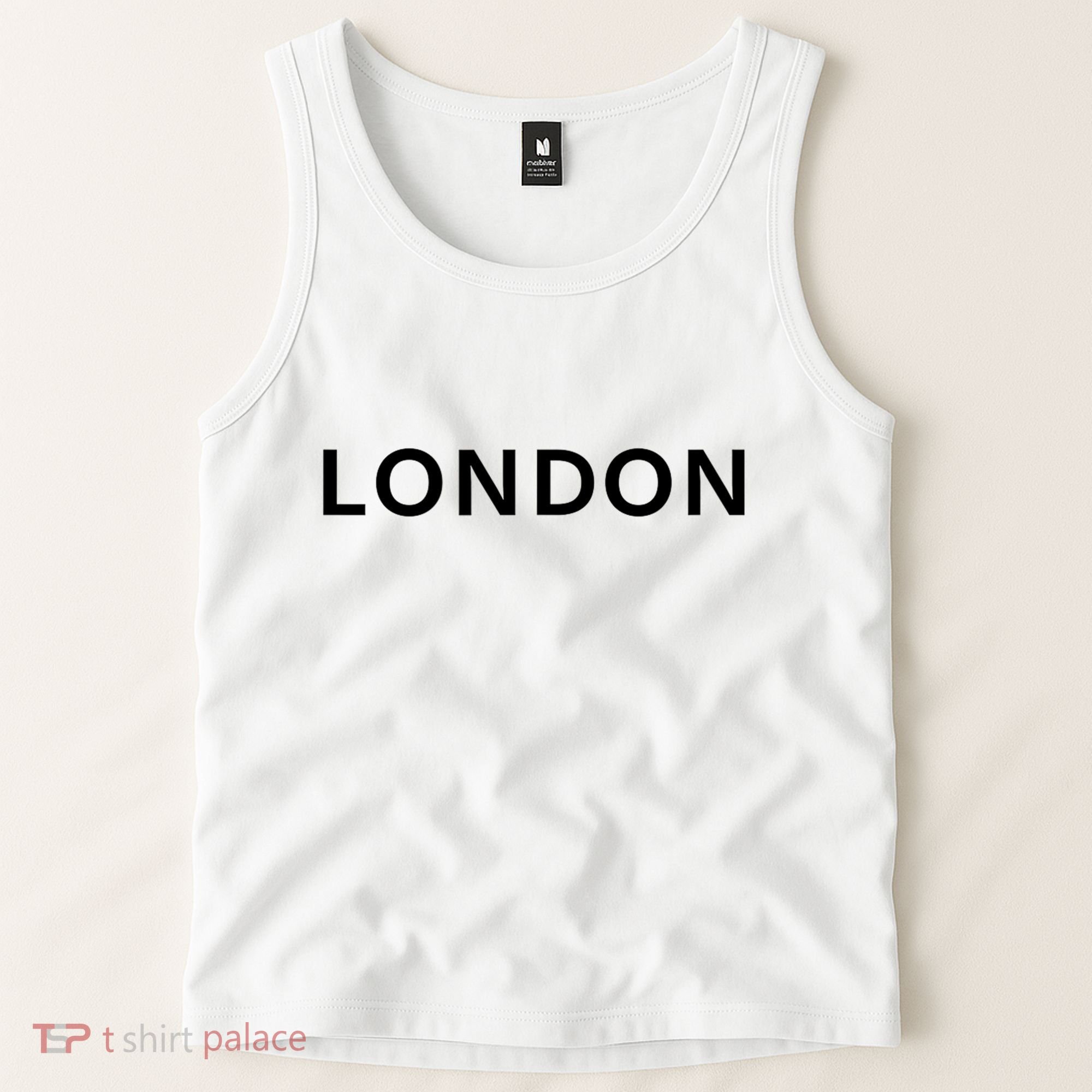 LONDON whiteblack Tank Top