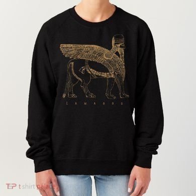 Lamassu Winged Lion Assyrian Sumerian Mesopotamia Women's Sweatshirt