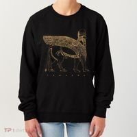 Lamassu Winged Lion Assyrian Sumerian Mesopotamia Women's Sweatshirt thumb 0