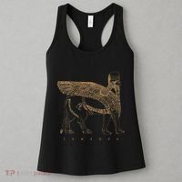 Lamassu Winged Lion Assyrian Sumerian Mesopotamia Women's Tank Top thumb 3