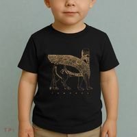 Lamassu Winged Lion Assyrian Sumerian Mesopotamia Toddler T-Shirt thumb 2