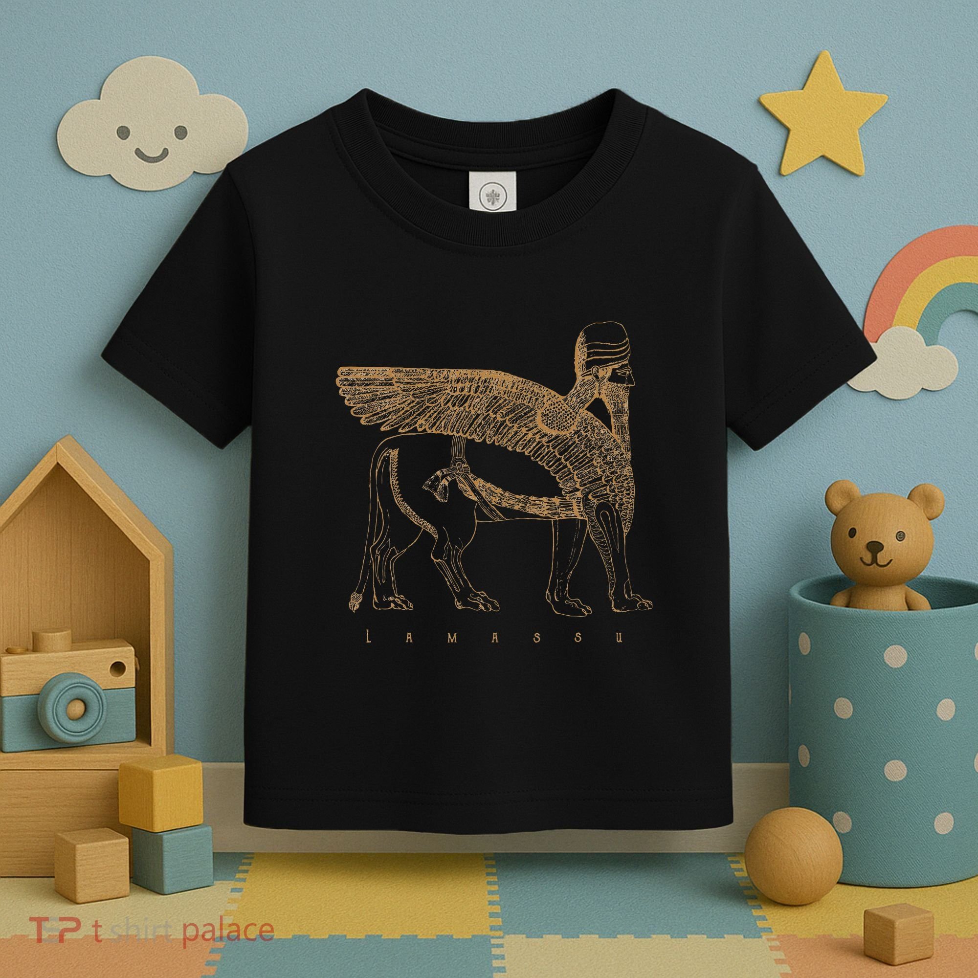 Lamassu Winged Lion Assyrian Sumerian Mesopotamia Toddler T-Shirt
