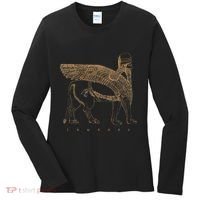 Lamassu Winged Lion Assyrian Sumerian Mesopotamia Women's Long Sleeve Shirt thumb 0