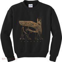 Lamassu Winged Lion Assyrian Sumerian Mesopotamia Kids Sweatshirt thumb 0