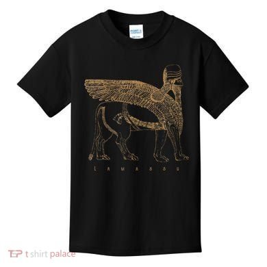 Lamassu Winged Lion Assyrian Sumerian Mesopotamia Kids T-Shirt