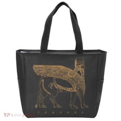 Lamassu Winged Lion Assyrian Sumerian Mesopotamia Tote Bag