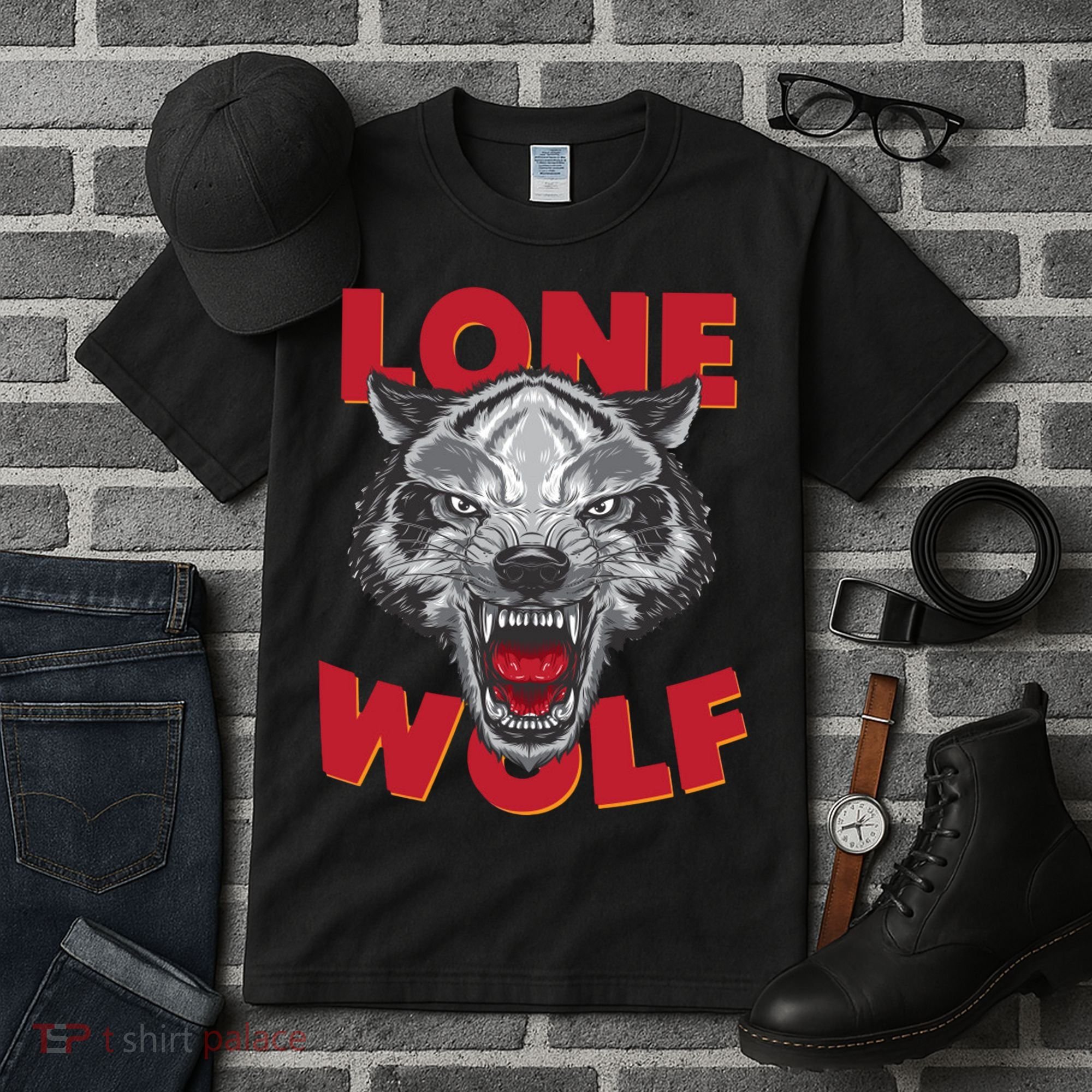 Lone Wolf Tall T-Shirt