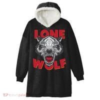 Lone Wolf Hooded Wearable Blanket thumb 0