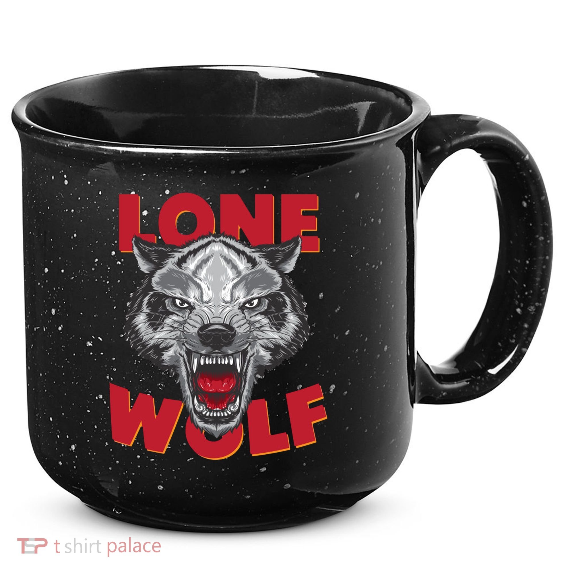 Lone Wolf 15oz Campfire Ceramic Mug
