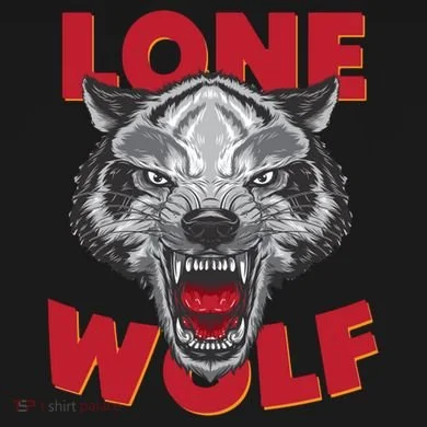 Lone Wolf Flat Bill Trucker Hat