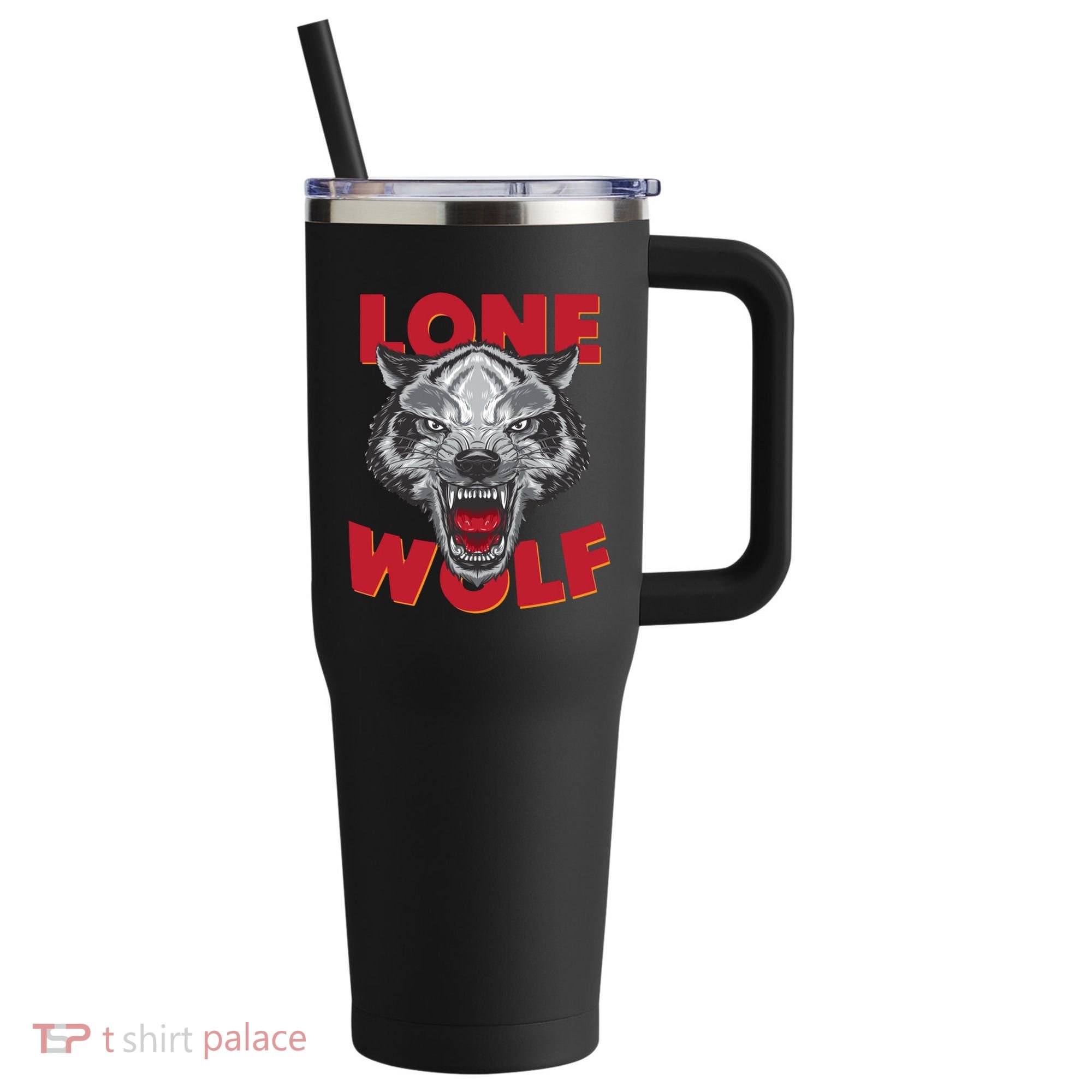 Lone Wolf 40oz Vacuum Insulated Stainless Steel Travel Tumbler