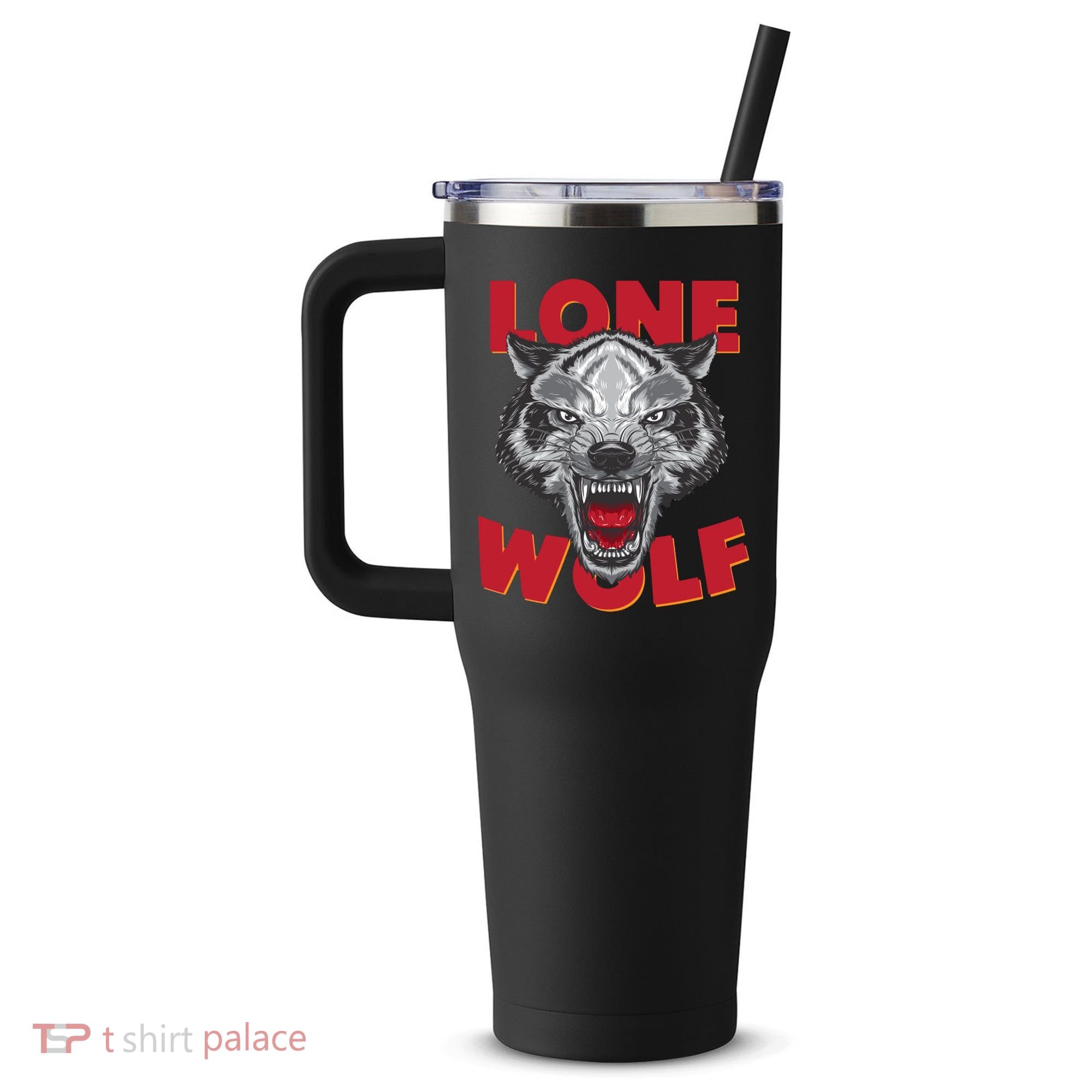 Lone Wolf 40oz Vacuum Insulated Stainless Steel Travel Tumbler