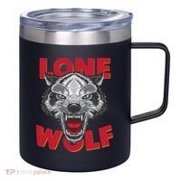 Lone Wolf 12oz Stainless Steel Coffee Mug thumb 0