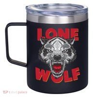 Lone Wolf 12oz Stainless Steel Coffee Mug thumb 2