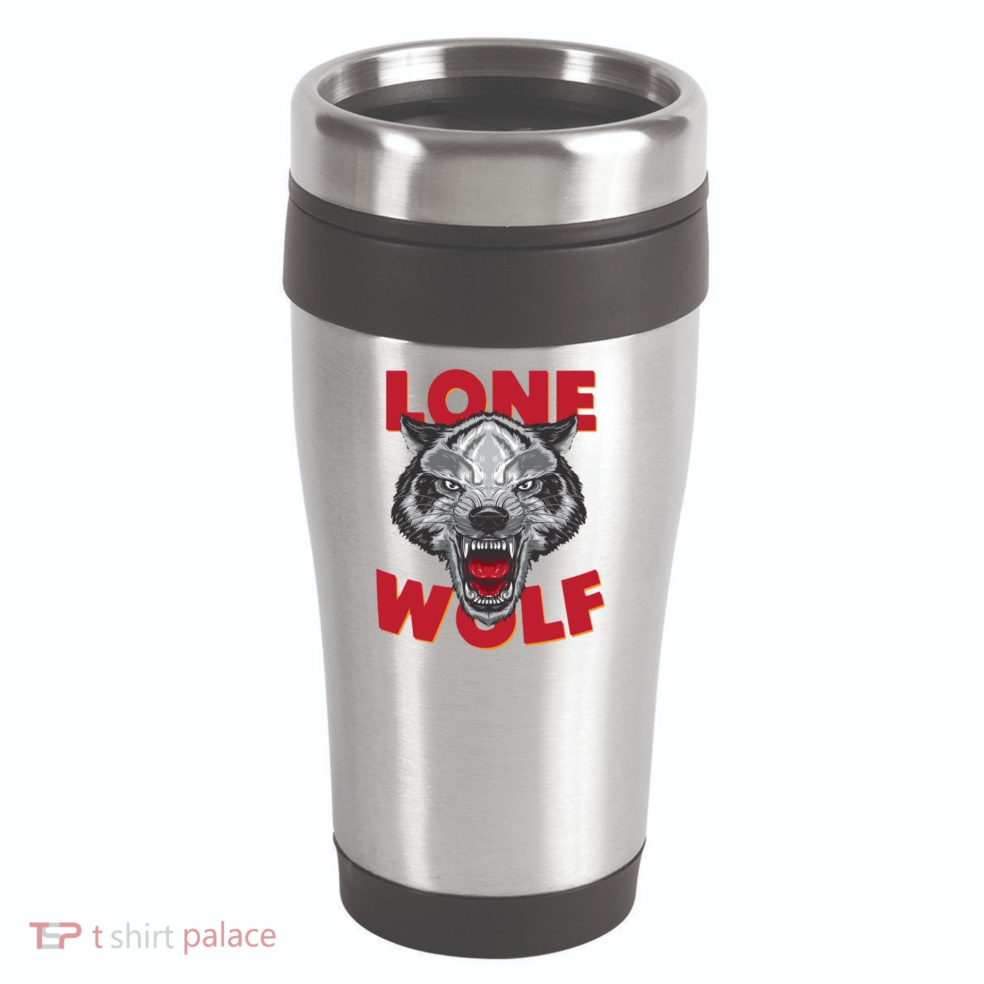Lone Wolf 16oz Travel Tumbler