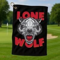 Lone Wolf Golf Towel thumb 1