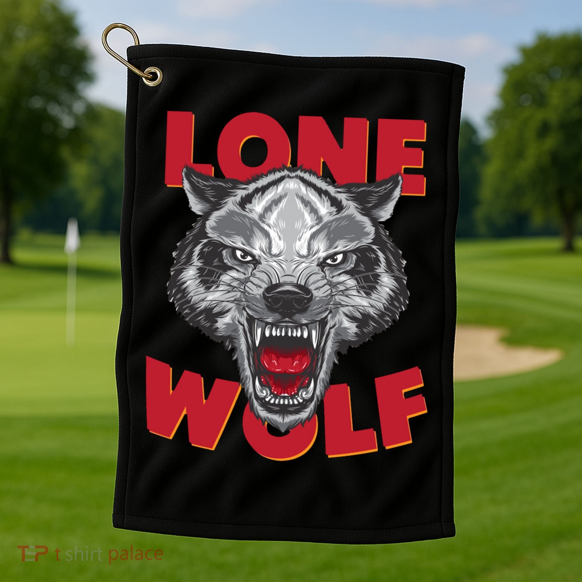Lone Wolf Golf Towel