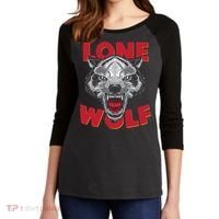 Lone Wolf Women's Tri-Blend 3/4-Sleeve Raglan Shirt thumb 2