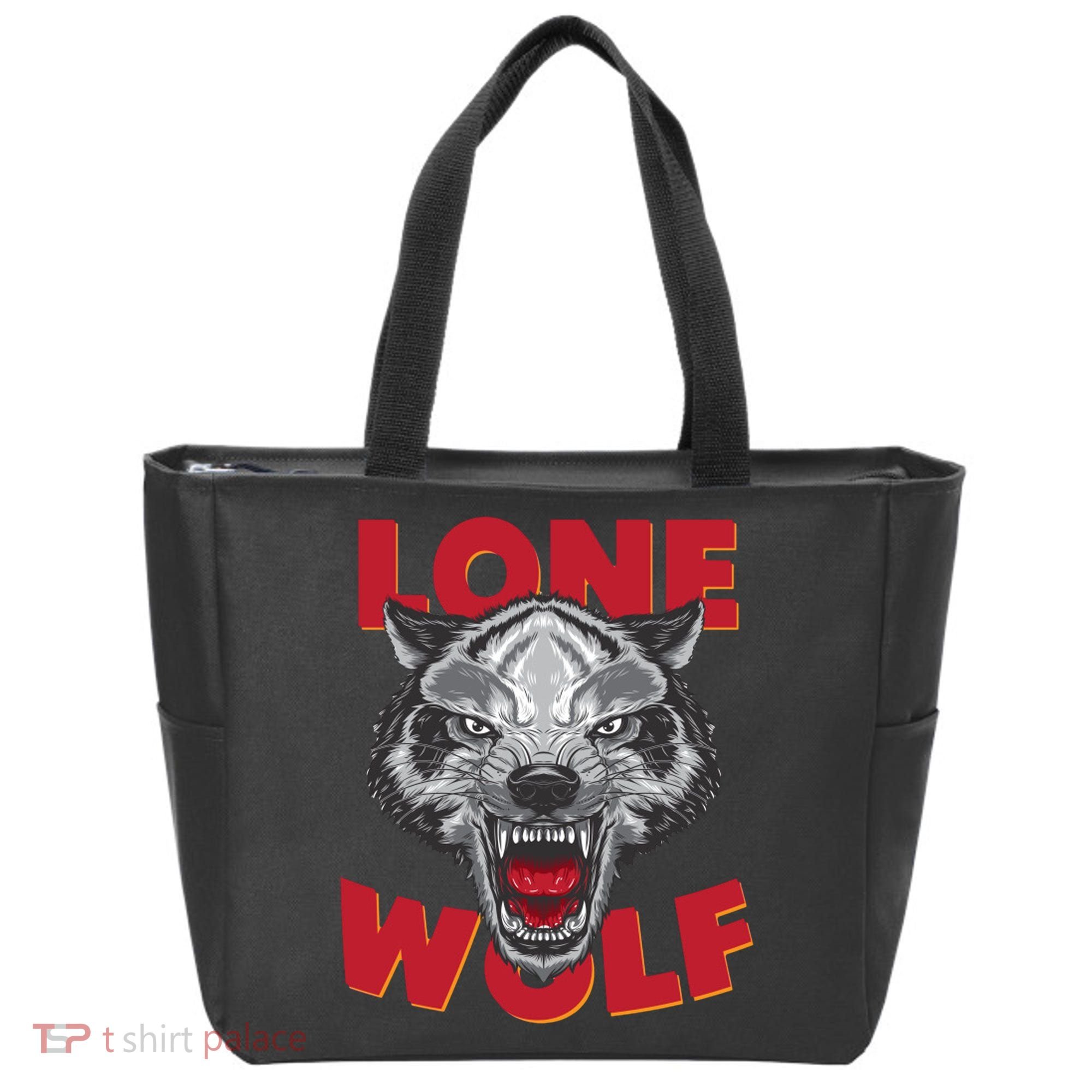Lone Wolf Tote Bag