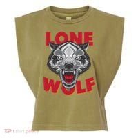 Lone Wolf Garment-Dyed Women's Muscle Tee thumb 0