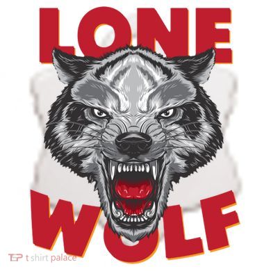 Lone Wolf Ceramic Ornament
