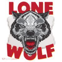Lone Wolf Ceramic Ornament thumb 2