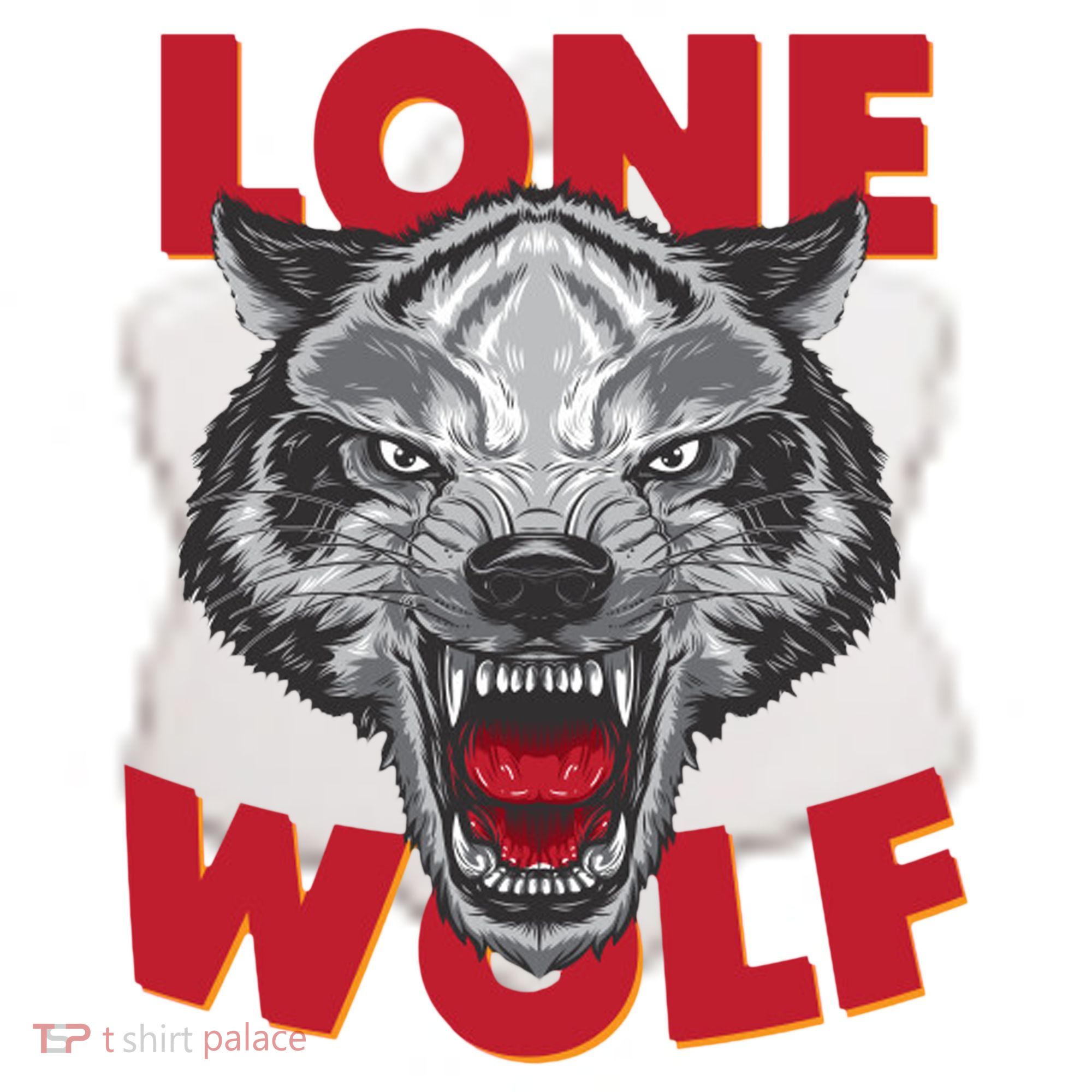 Lone Wolf Ceramic Ornament