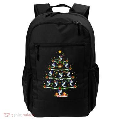 Lighting White Marlin Christmas Tree White Marlin Fish Lover Backpack
