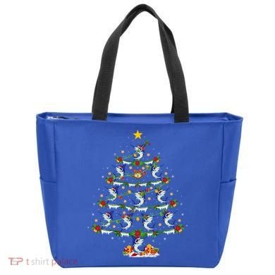 Lighting White Marlin Christmas Tree White Marlin Fish Lover Tote Bag