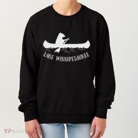Lake Winnipesaukee New Hampshire Bear Canoe Gift Women's Sweatshirt thumb 0