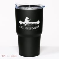 Lake Winnipesaukee New Hampshire Bear Canoe Gift Tumbler thumb 0