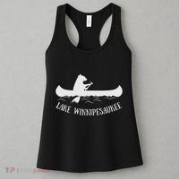 Lake Winnipesaukee New Hampshire Bear Canoe Gift Women's Tank Top thumb 3