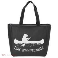 Lake Winnipesaukee New Hampshire Bear Canoe Gift Tote Bag thumb 0