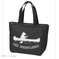 Lake Winnipesaukee New Hampshire Bear Canoe Gift Tote Bag thumb 3
