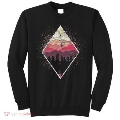 Landscape Wildlife Nature Outdoor Mountains Trees Forest Sweatshirt