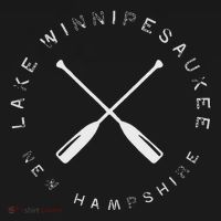 Lake Winnipesaukee New Hampshire Vintage Retro T-Shirt thumb 7