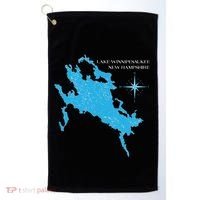 Lake Winnipesaukee New Hampshire Golf Towel thumb 0