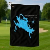 Lake Winnipesaukee New Hampshire Golf Towel thumb 1
