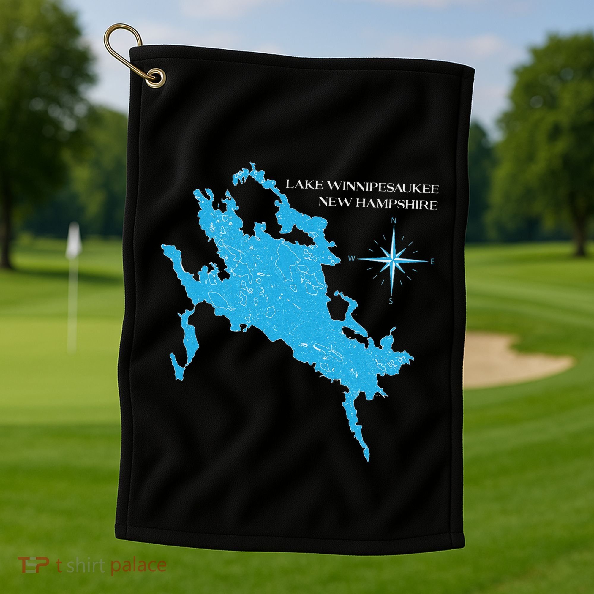 Lake Winnipesaukee New Hampshire Golf Towel
