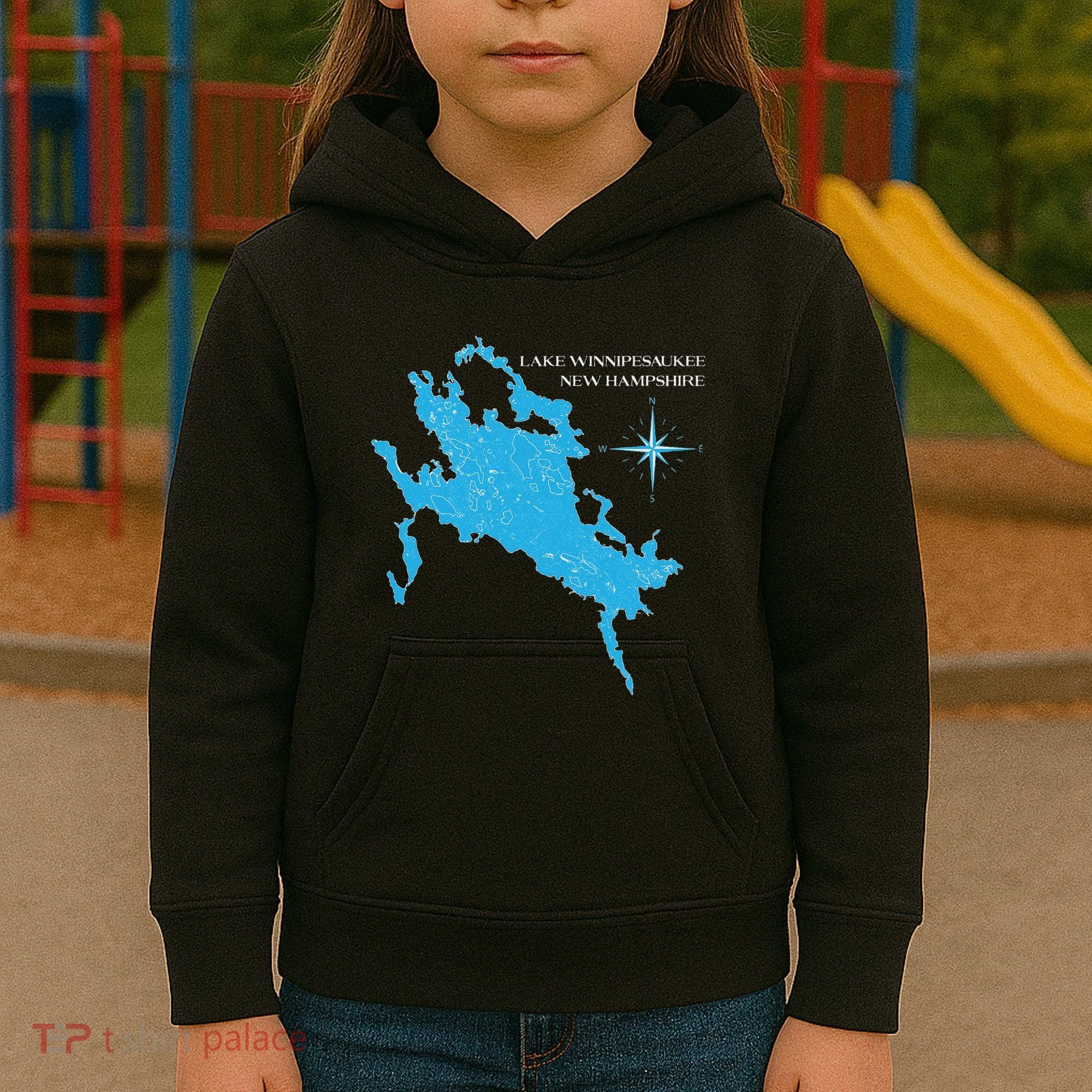 Lake Winnipesaukee New Hampshire Kids Hoodie