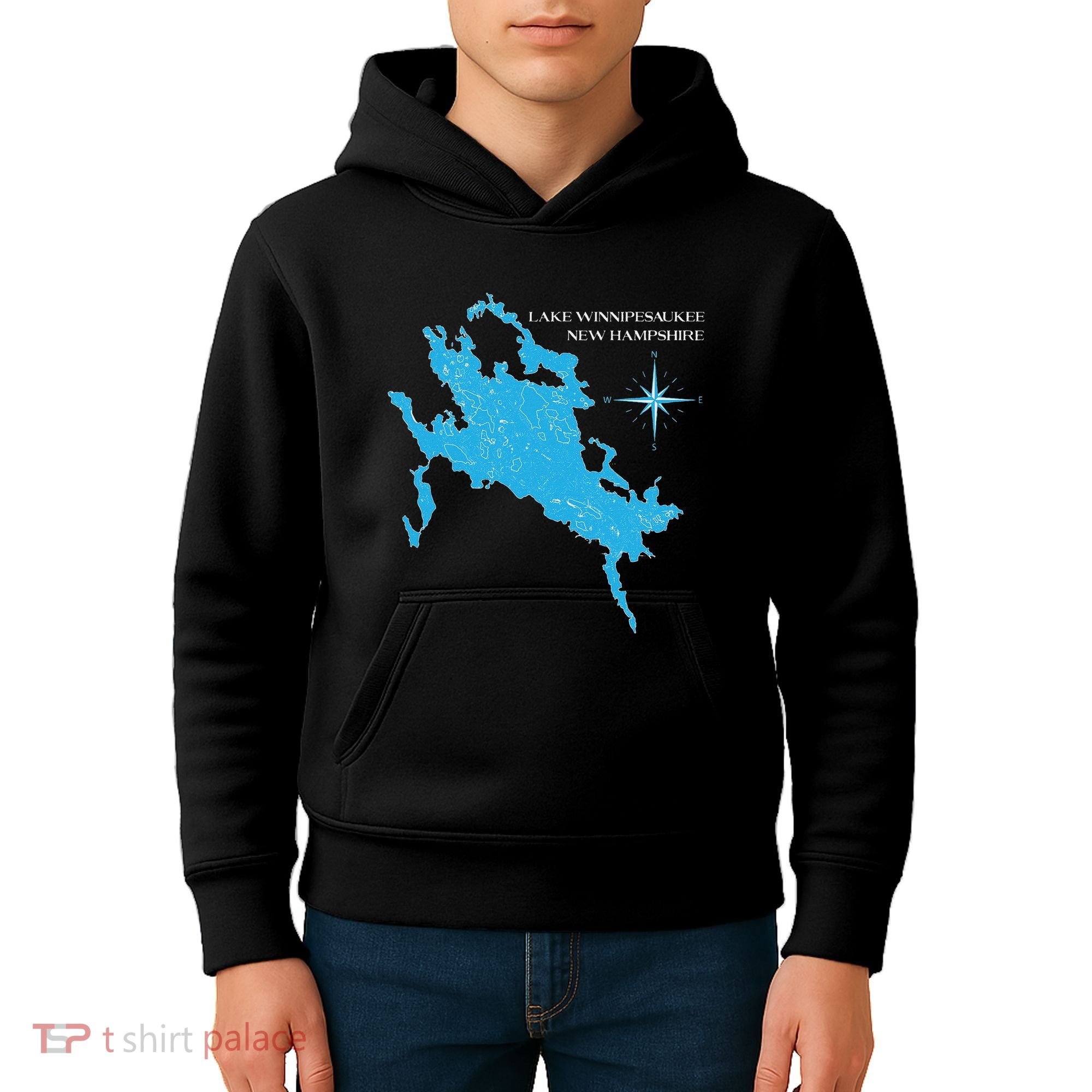 Lake Winnipesaukee New Hampshire Kids Hoodie