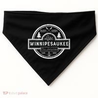 Lake Winnipesaukee New Hampshire Women Camping USA-Made Doggie Bandana thumb 0