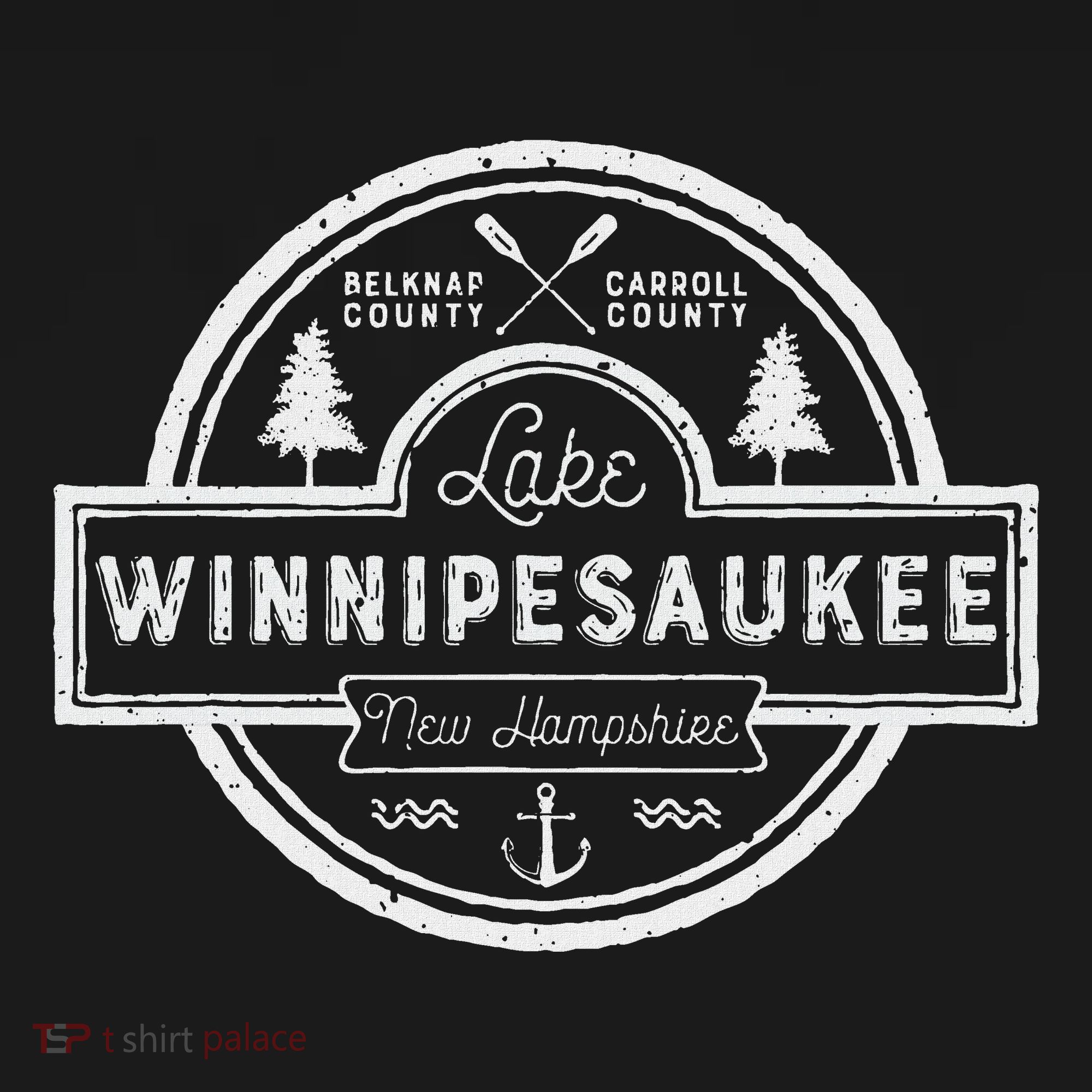 Lake Winnipesaukee New Hampshire Women Camping Sweatshirt